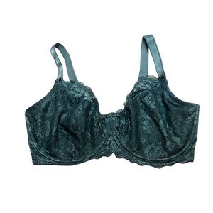 Change Lingerie Lace Underwire Bra Green 40I EU 90I Full Coverage Support